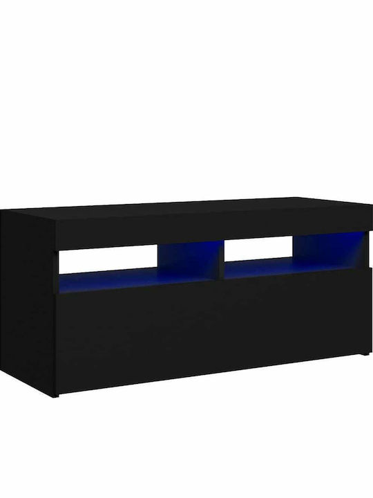 Particle Board TV Furniture with LED Lighting Μ...