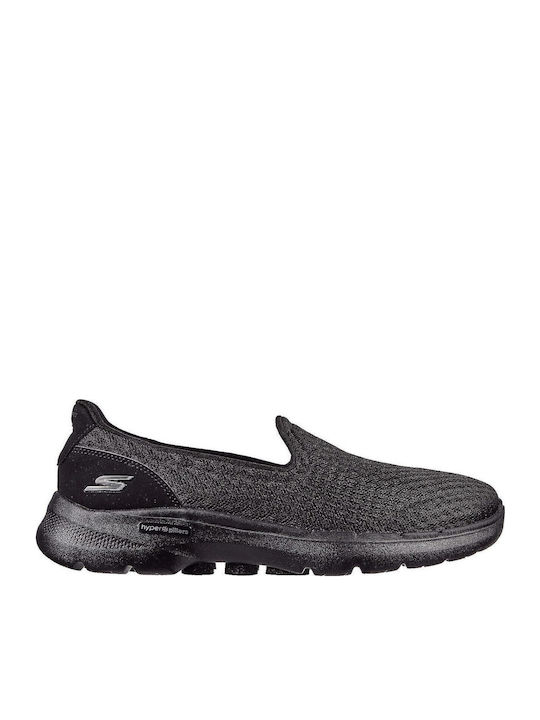 Skechers Go Walk 6 Γυναικεία Slip-On Μαύρα