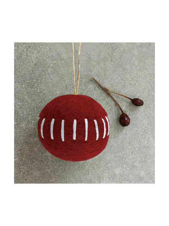 Synchronia Christmas Ball Ornament Red 5x5cm