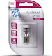 M-Tech Λάμπα Αυτοκινήτου P21W-BA15S-1156 LED 12...