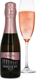 Serena Κρασί Brut Prosecco Ροζέ Ημίγλυκο Αφρώδες 200ml