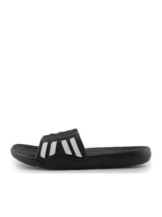 Love4shoes 1912 Slides σε Μαύρο Χρώμα
