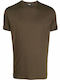 Men's Short Sleeve Undershirt Khaki