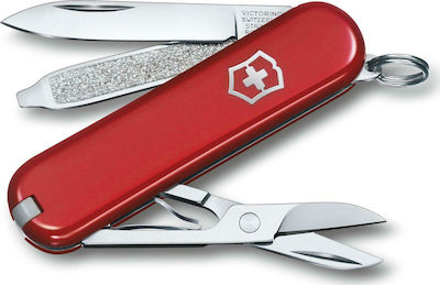 Victorinox Classic SD Schweizer Taschenmesser Gesamtlänge 13.6Stück mit Klinge aus Rostfreier Stahl