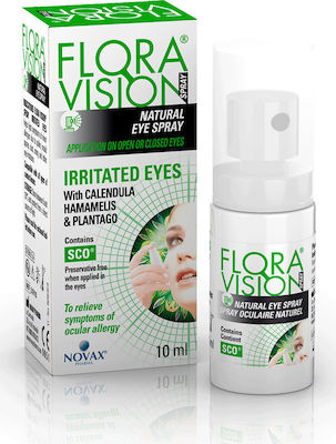 Novax Pharma Flora Vision Οφθαλμικό Spray με Υαλουρονικό Οξύ 10ml