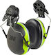 3M X4P3E Hi-Viz Earmuffs for Helmet