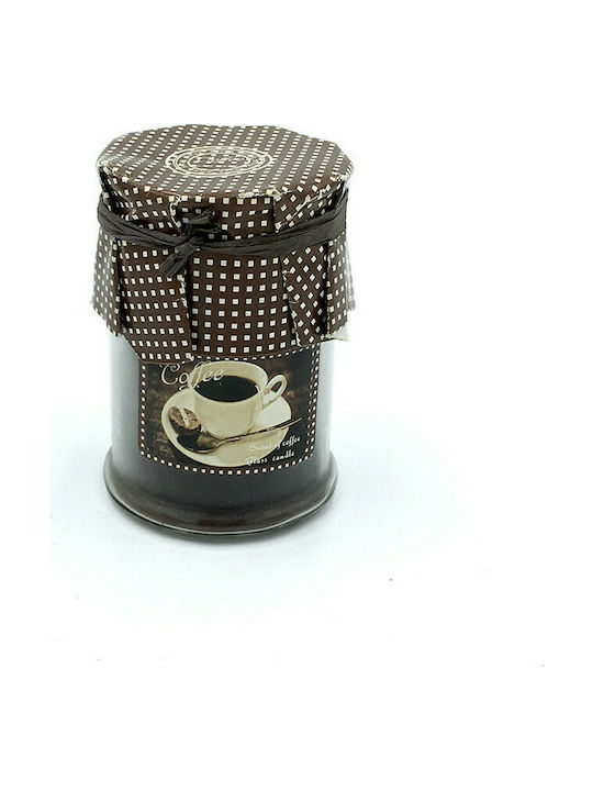 Scented Candle Jar with Scent Coffee & Mocha Coffee 6x8.5cm 1pcs