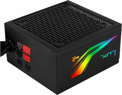 Aerocool Lux RGB 1000M 1000W Μαύρο Τροφοδοτικό Υπολογιστή Semi Modular 80 Plus Gold