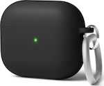 Elago Hybrid Hang Silicone Case with Keychain Black for Apple AirPods 3