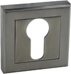 F.F. Group Rosette - Door Escutcheon Silver