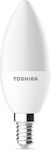 Toshiba N STD LED Bulb E14 C37 Warm White 806lm