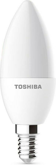 Toshiba LED Bulb 7W for Socket E14 and Shape C37 Warm White 806lm