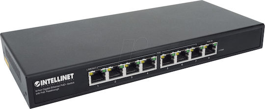Intellinet IPS-08G-85W Unmanaged L2 PoE++ Switch με 8 Θύρες Gigabit (1Gbps) Ethernet