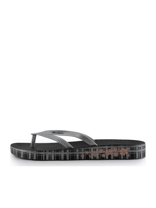Frauen Flip Flops in Silber Farbe