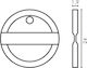 Nir Italia Type V 2 Grooves Type V 2 Grooves Permalink για Ποδοσφαιράκι Brand Coin Holder 1pcs