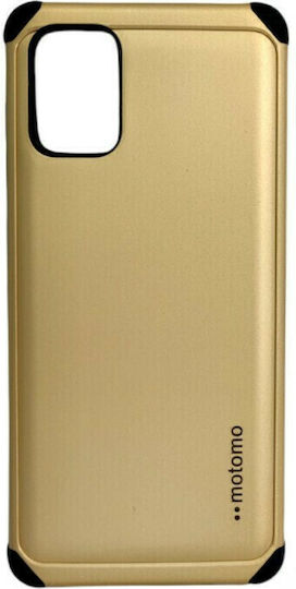 Motomo Tough Armor Back Cover Πλαστικό / Σιλικόνης Ροζ Χρυσό (Galaxy A41)