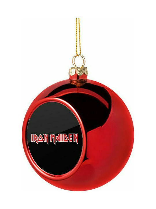 Iron maiden, Christmas tree ornament Red 8cm