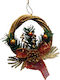 AGC Weihnachtshänger Kiefer Gold 15x15cm