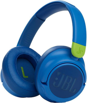 JBL JR460NC Wireless/Wired Over Ear Kids' Headphones with 20 hours of Operation Blue JBLJR460NCBLU