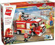 Qman Building Blocks Fire-Fighting Strike For 6+ Years 370 Pieces