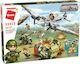 Qman Building Blocks Ground-Air Bombing Battle For 6+ Years 557 Pieces