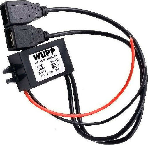 C848 Water Resistant Motorcycle Phone Charger 3A with 2 USB Ports