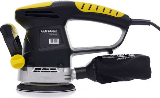 Kraft & Dele KD1678-Y Έκκεντρο Τριβείο 125mm Ρεύματος 1200W με Ρύθμιση Ταχύτητας και με Σύστημα Αναρρόφησης