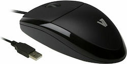 V7 MV3000010-BLK-5E Wired Mouse Black