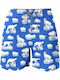 Icebear Men's Swimwear Shorts Blue with Patterns