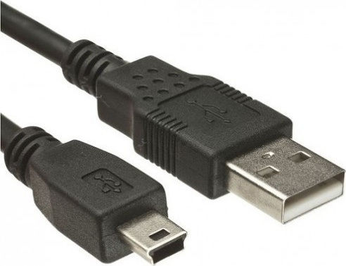 FT Electronics USB 2.0 Kabel USB-A-Stecker - Mini-USB-A-Stecker Schwarz 1.5m FTT16-607