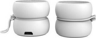 Xoopar Yoyo Stereo Ηχείο Bluetooth 6W με Διάρκεια Μπαταρίας έως 4 ώρες Λευκό