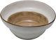 HFA Country Porcelain Salad Bowl Brown 20.7x20.7x8.1cm