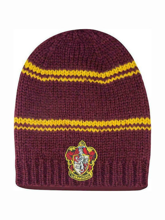 Gryffindor Παιδικό Σκουφάκι Πλεκτό Μπορντό