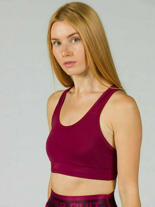 GSA Glow Women's Sports Bra with Removable Padding Cherry