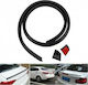 Samurai Trunk Lid Spoiler made of Plastic Universal SsangYong Subaru Suzuki Toyota Volkswagen Volvo Zastava Black Lip