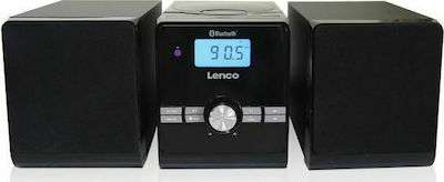 Lenco Sound System 2 MC-030 MC-030 10W with CD Player, WiFi and Bluetooth Black