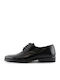 Romeo Gigli 153 Men's Leather Casual Shoes Black