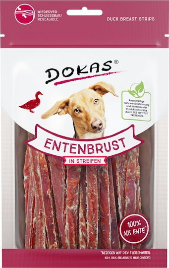 Dokas Breast Strips Λιχουδιές Σκύλου με Πάπια 70gr