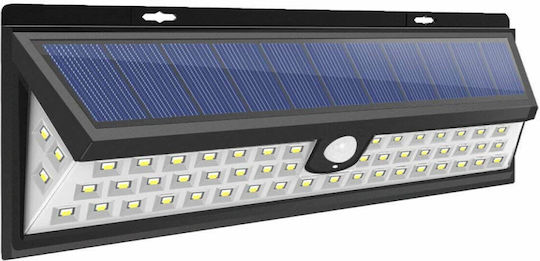 Ideahellas SJ754-4 Wall Mounted Solar Light 800lm with Motion Sensor IP65 31cmx11.5cmx5.5cmcm