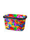 TnS Plastic Storage box with Cap Multicolour 25lt 1pcs