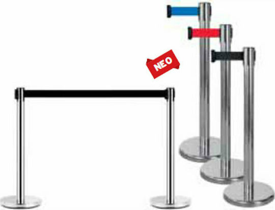 GTSA Κολωνάκι Δαπέδου Inox με Μπλε Ταινία 2m 24-3291