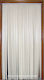 Artificial Leather Door Curtain Ecru 100x230cm 546155