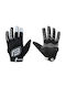 Force MTB Autonomy Voller Finger Fahrradhandschuhe Schwarz