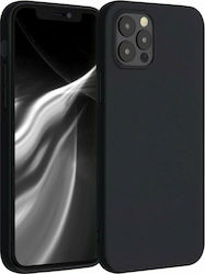 KWmobile Umschlag Rückseite Silikon Black Matte...