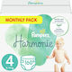 Pampers Scutece cu bandă adezivă Harmonie Harmonie Nr. 4 pentru 9-14 kgkg 160buc