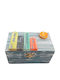 Kapadakis Wood Art Wooden Multicolour Jewellery Box 14x14x8cm