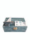 Kapadakis Wood Art Wooden Jewellery Box Blue 18x18x12cm
