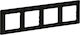 Legrand Valena Life Switch Frame 4 Positions in Black Color 754254