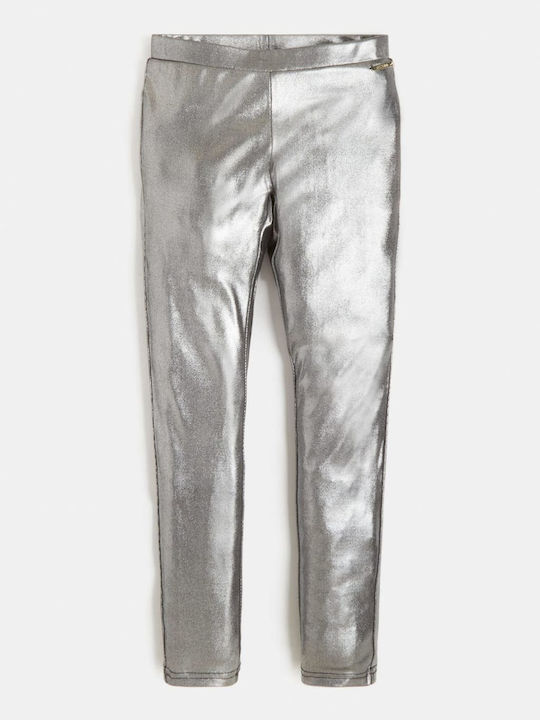 Kids Legging Long Silver