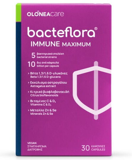 Olonea Bacteflora Immune Maximum Probiotice 30 capsule veget